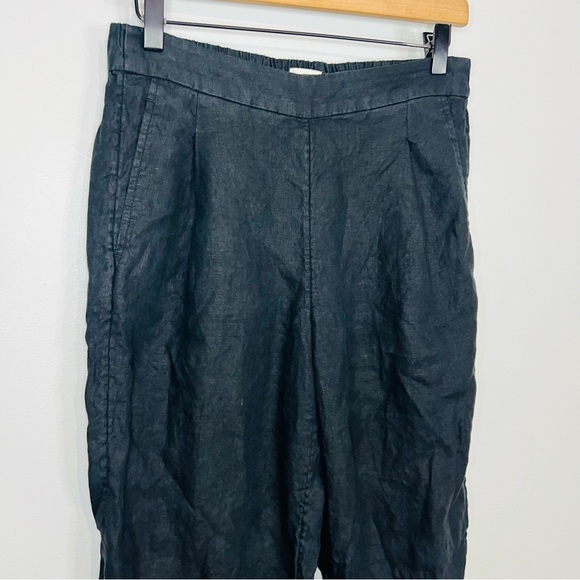 AYR Black Wide Leg 100% linen pants wide leg size small Women's Pants - Picture 7 of 10